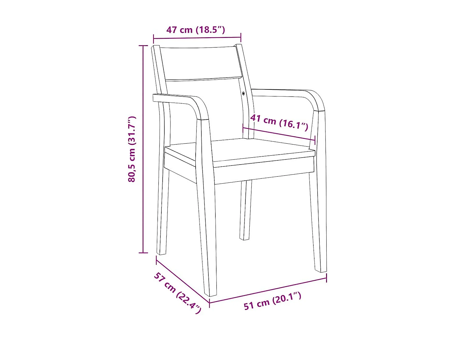 Sillas de comedor 2 piezas madera maciza natural caucho