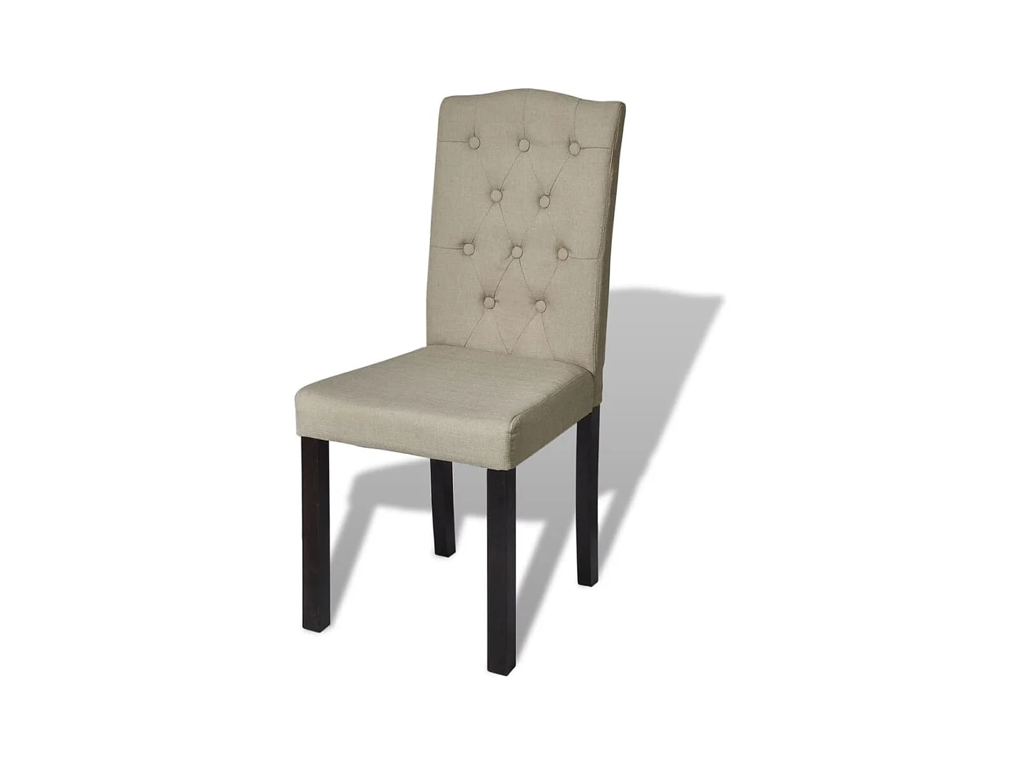 Eetkamerstoelen set van 4 kameelhaar stof