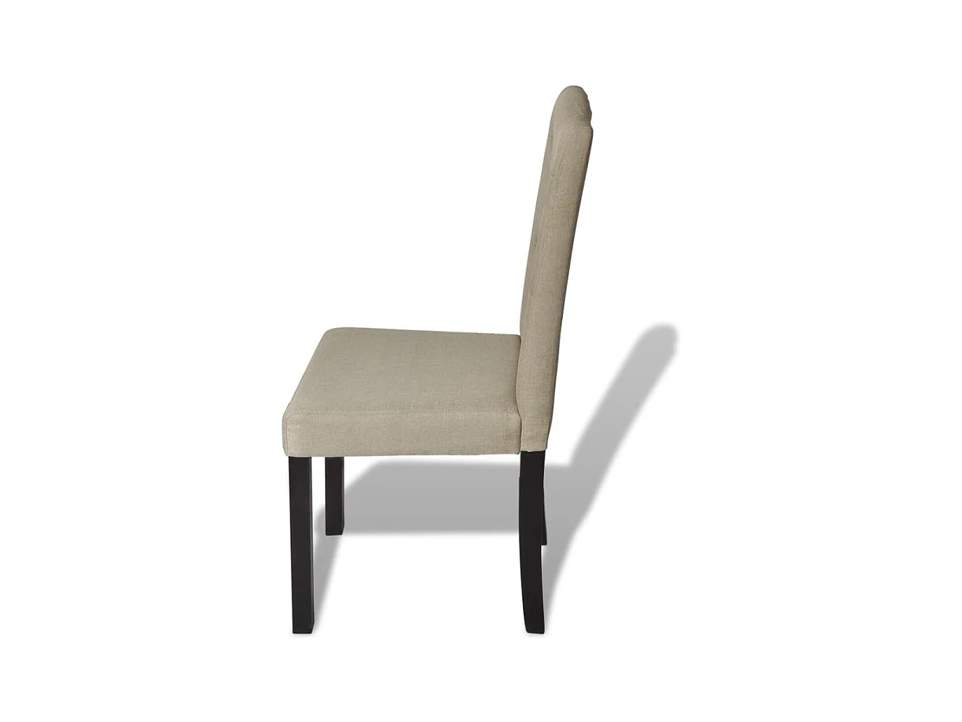 Eetkamerstoelen set van 4 kameelhaar stof