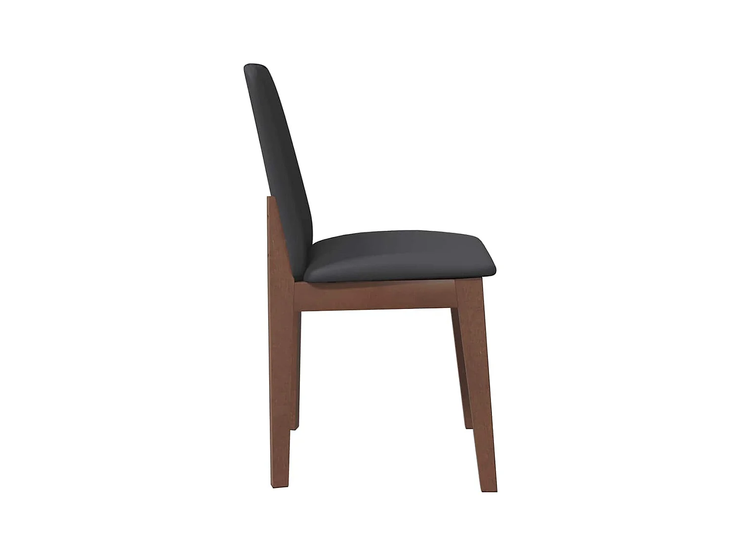 Chaises à manger coussins 2 pcs marron bois massif caoutchouc