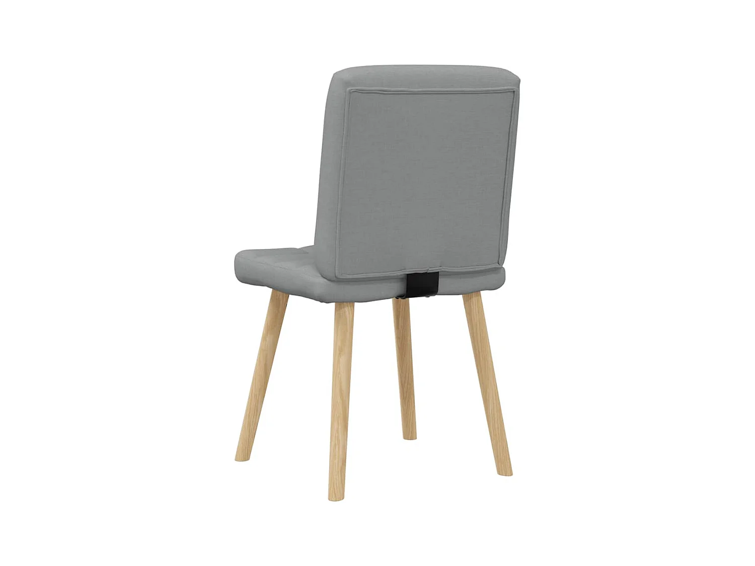 Chaises à manger lot de 6 gris clair tissu