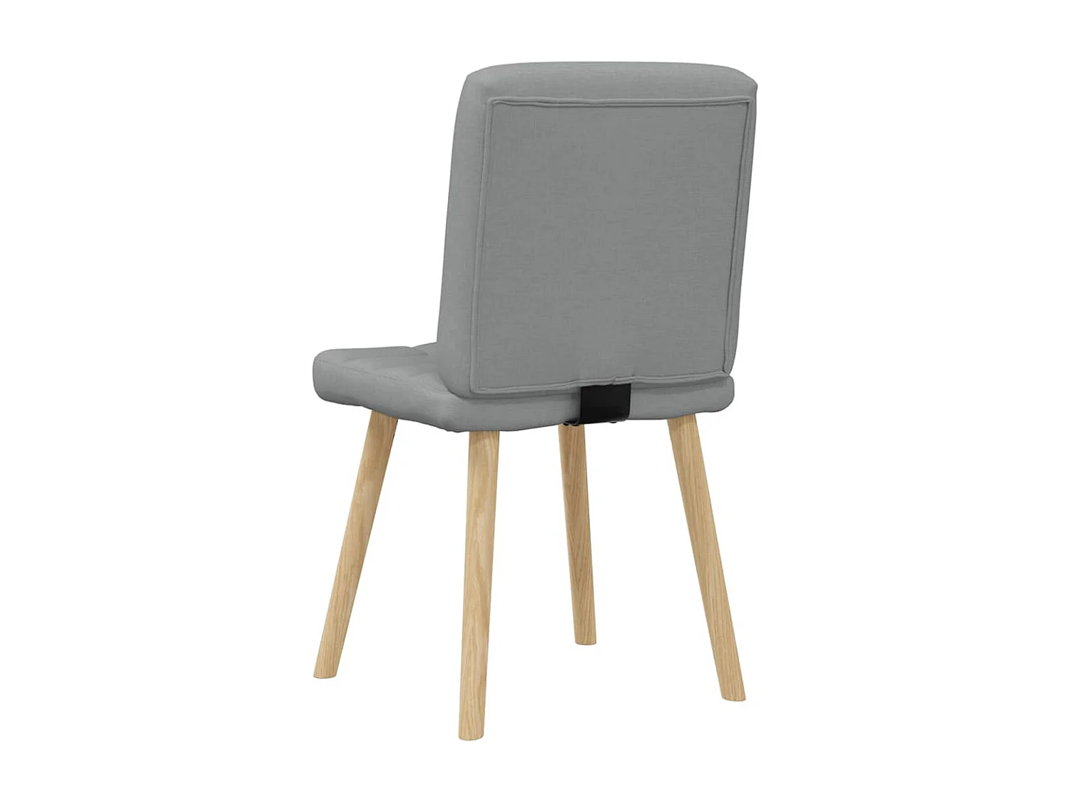 Chaises à manger lot de 6 gris clair tissu