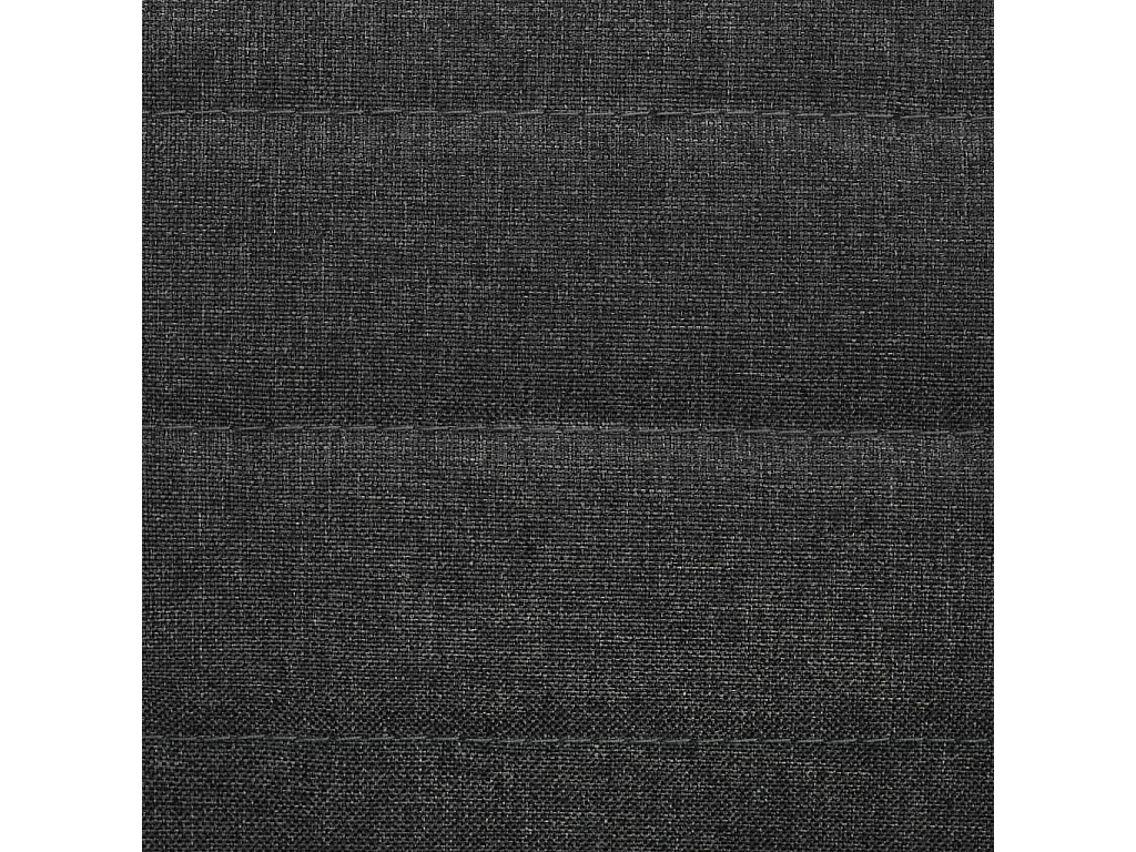 Juego de 4 sillas de comedor de tela gris oscuro