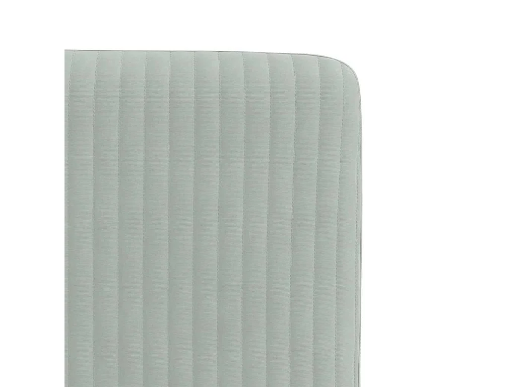 Eetkamerstoelen set van 4 Lichtgrijs Fluweel