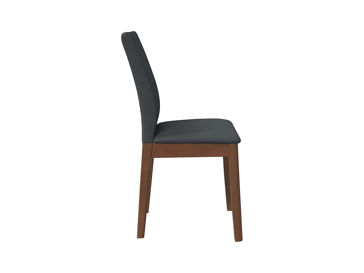 Cuscini per sedie da pranzo 2 pezzi in legno massello marrone e gomma