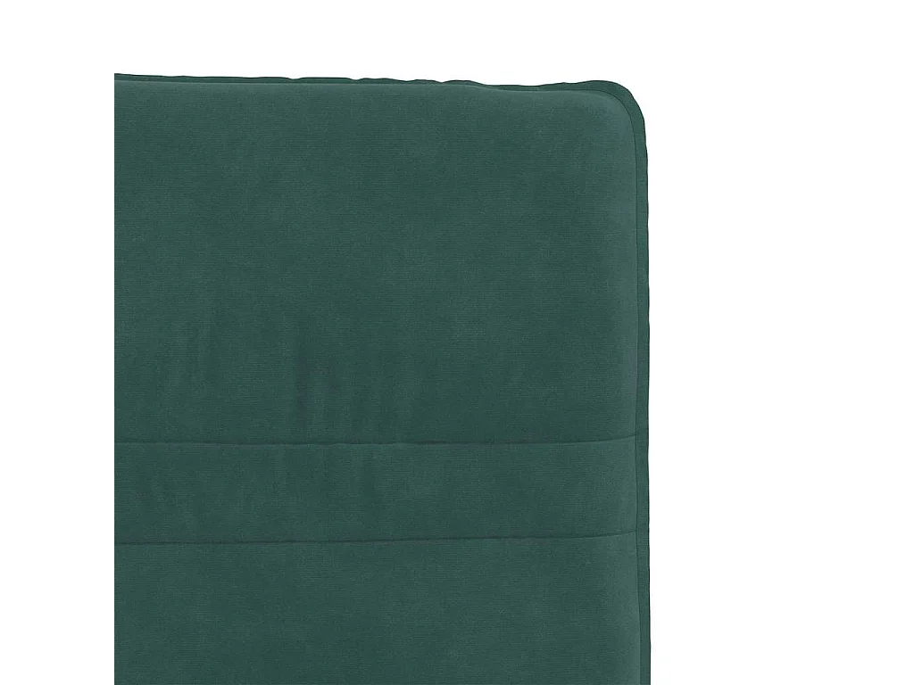 Set di 4 sedie da pranzo in velluto verde scuro