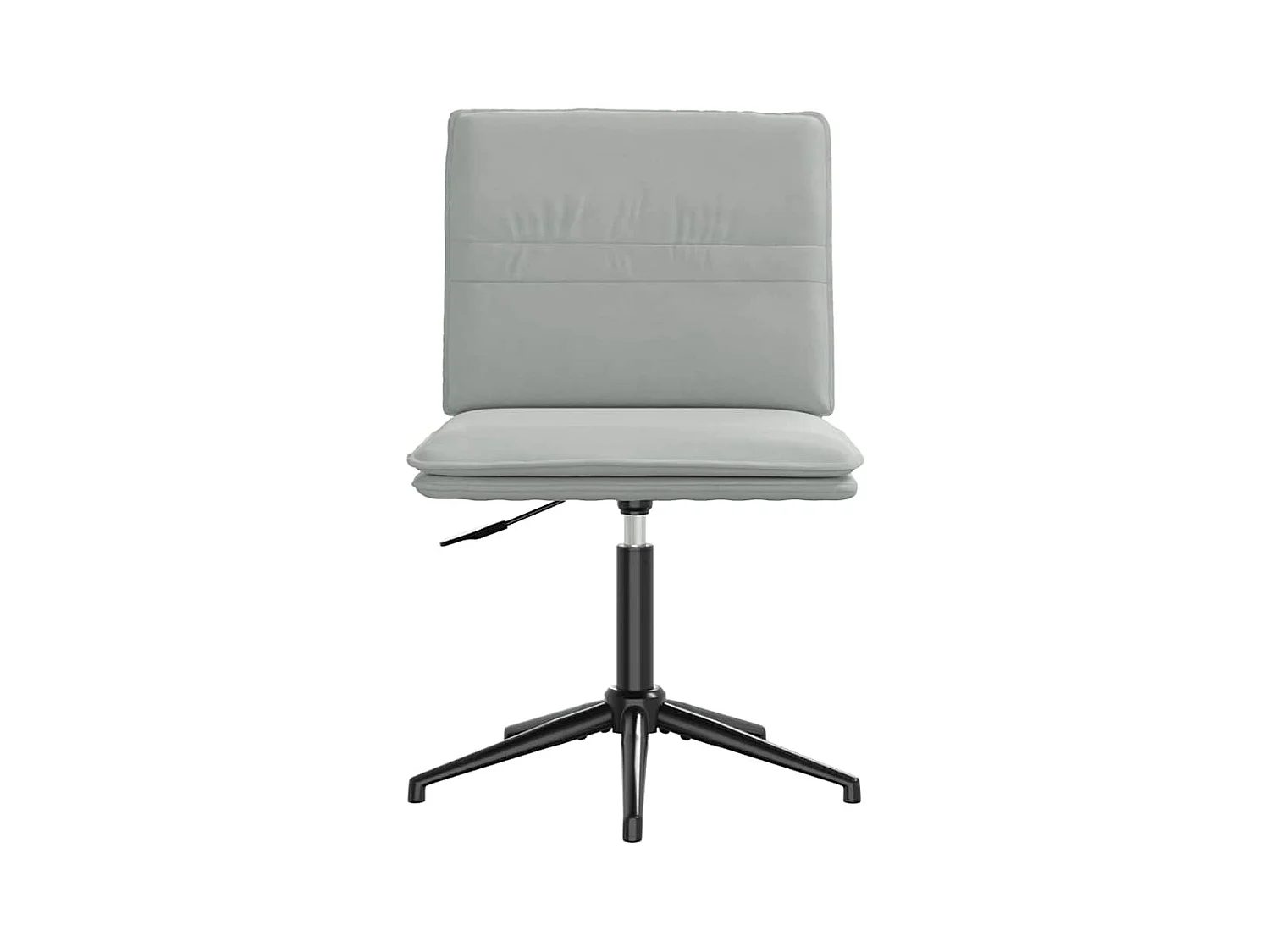 Chaises à manger lot de 2 Gris clair Velours