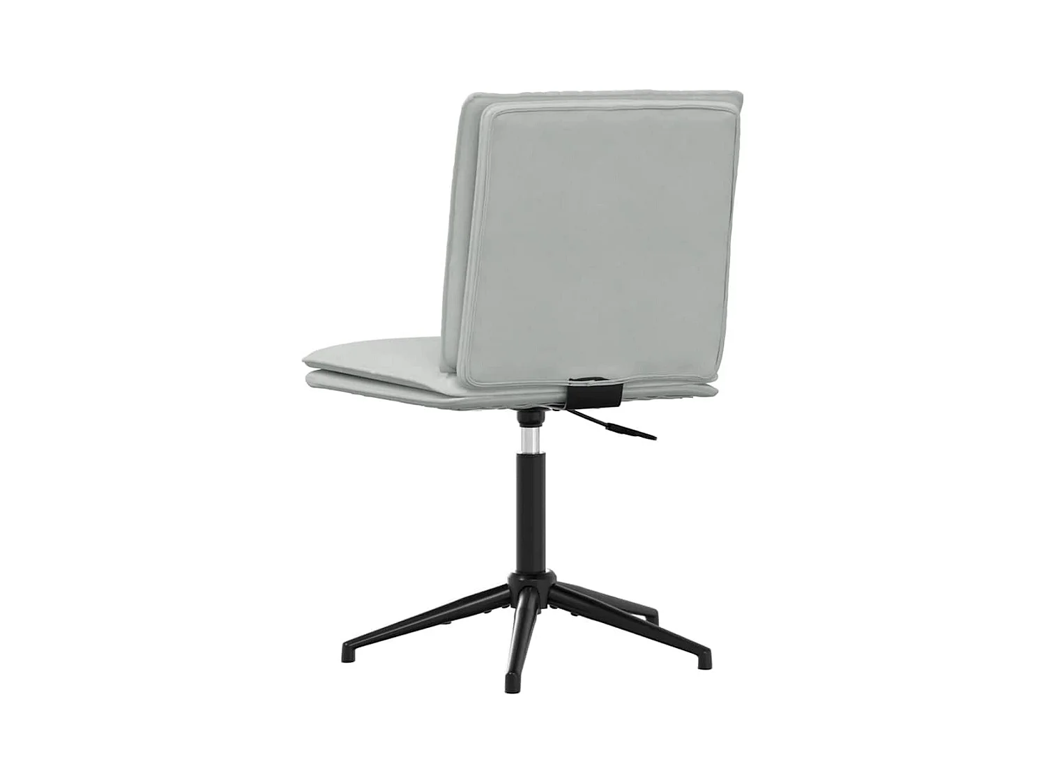 Chaises à manger lot de 2 Gris clair Velours