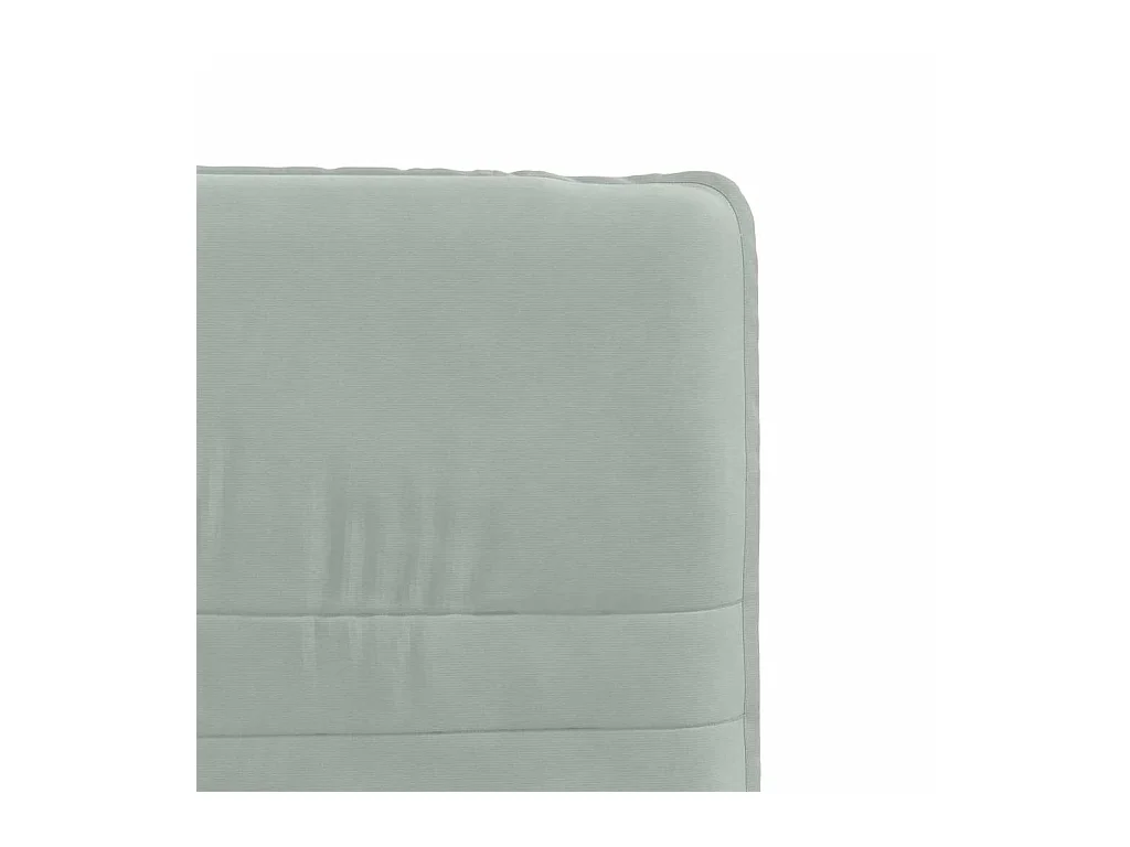 Chaises à manger lot de 2 Gris clair Velours