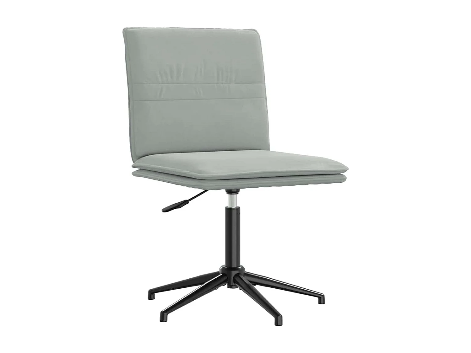 Chaises à manger lot de 2 Gris clair Velours