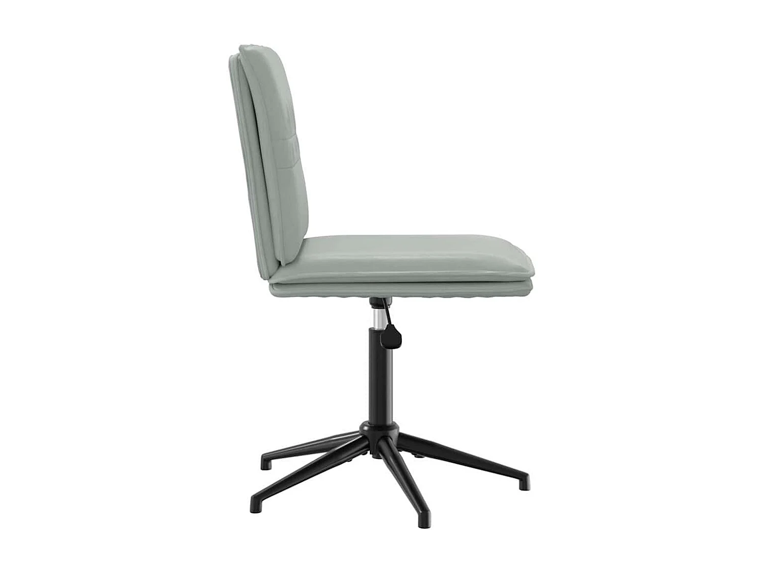 Chaises à manger lot de 2 Gris clair Velours