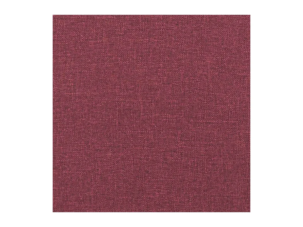 Chaises à manger lot de 2 rouge bordeaux tissu