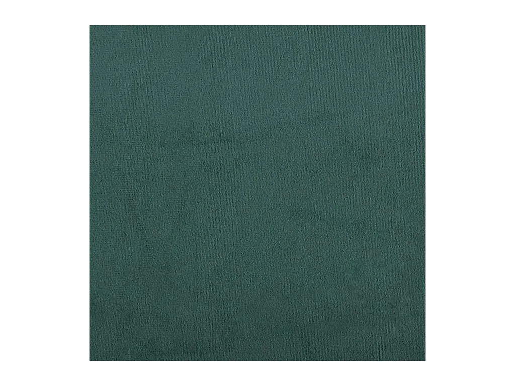 Chaises à manger lot de 4 Vert foncé Velours