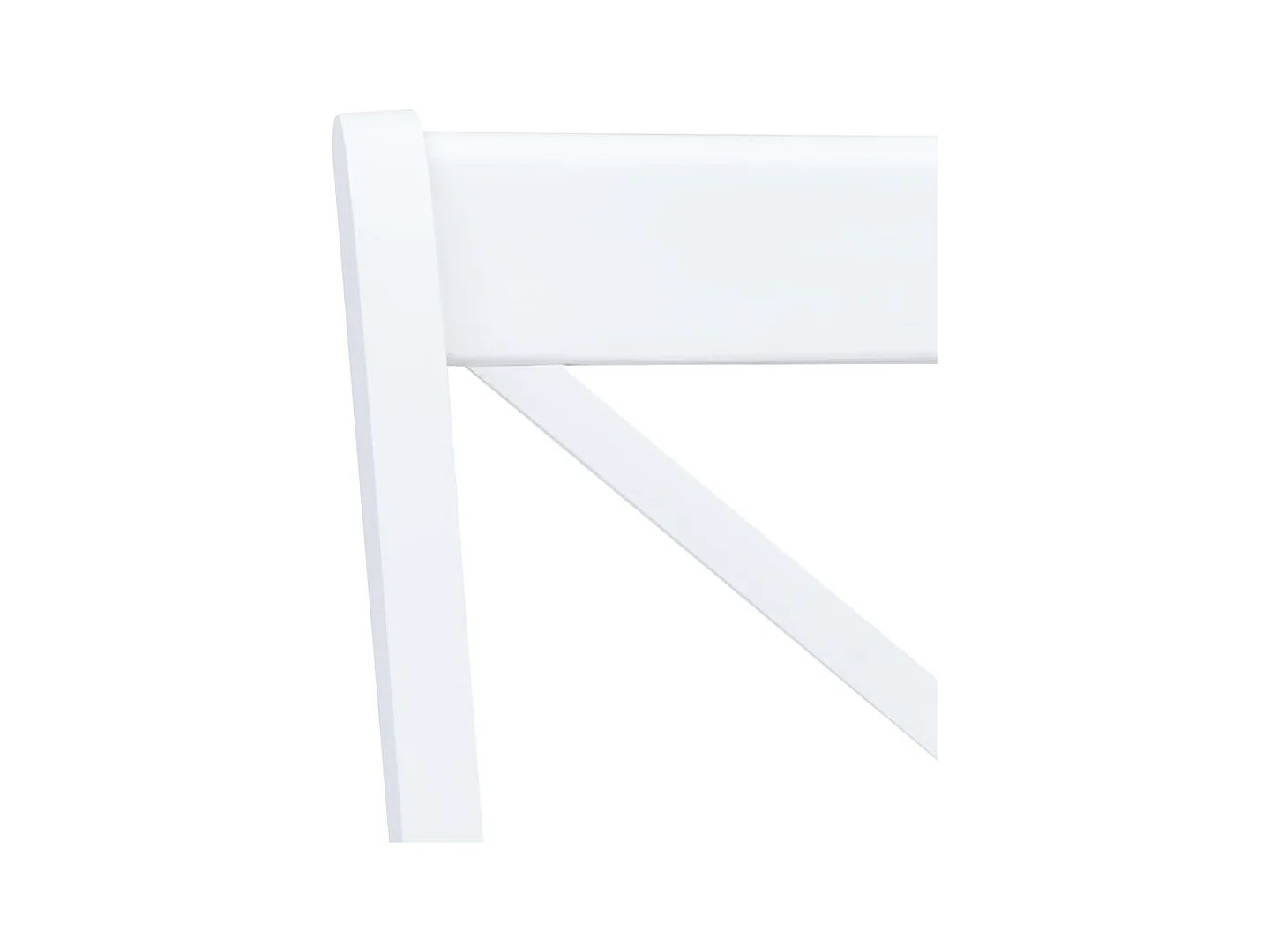 Chaises à manger lot de 4 blanc et bois clair bois hévéa massif