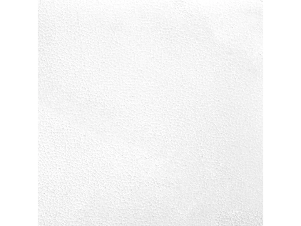 Witte kunstleren eetkamerstoel