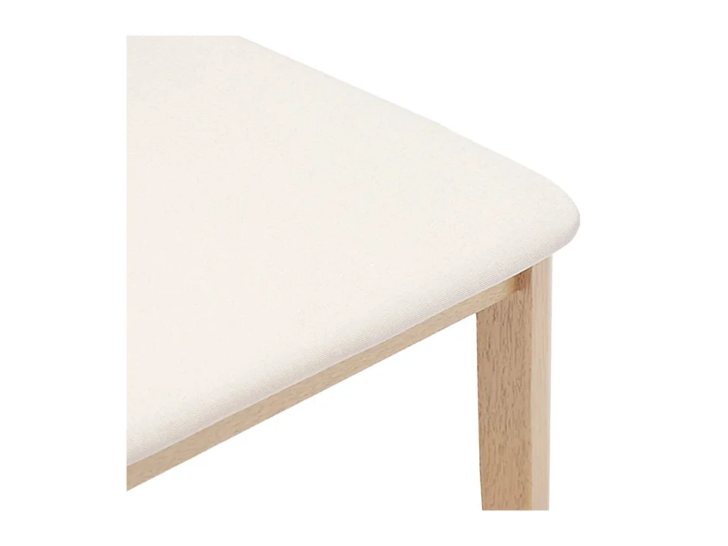 Cuscini per sedie da pranzo 2 pezzi in legno massello e gomma