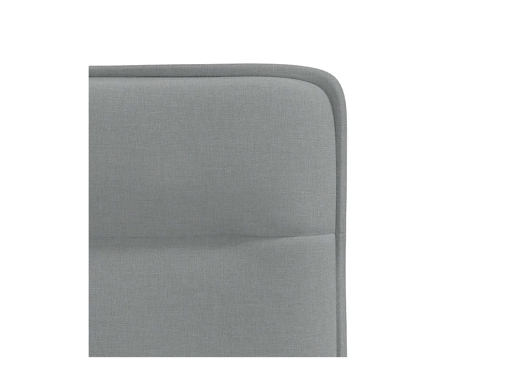 Eetkamerstoelen set van 4 lichtgrijze stof