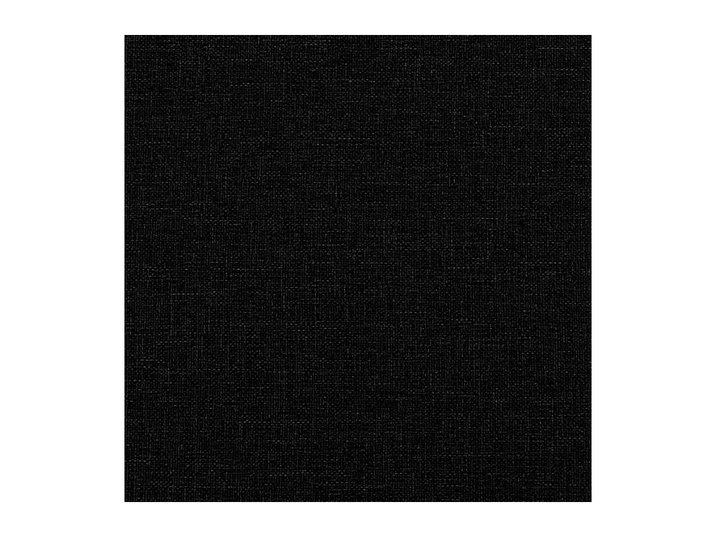 Chaises à manger lot de 6 noir tissu