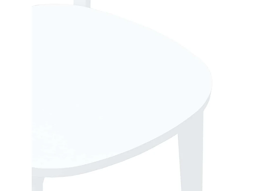 Chaises à manger 2 pcs blanc bois massif caoutchouc