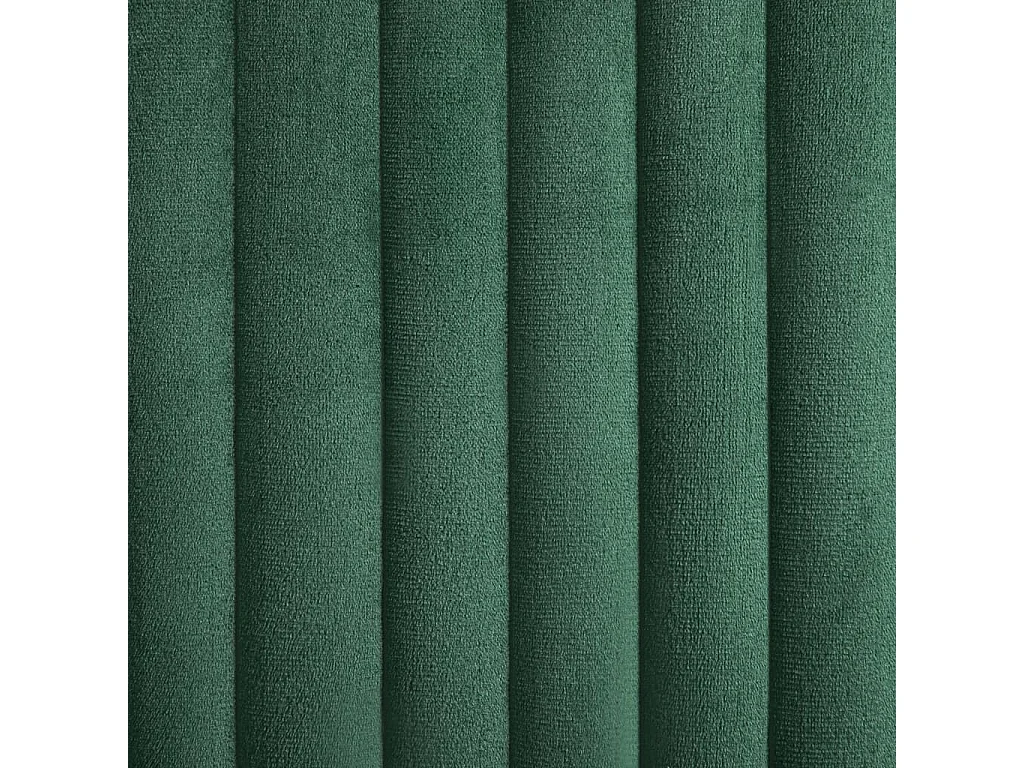 Juego de 6 sillas de comedor de terciopelo verde