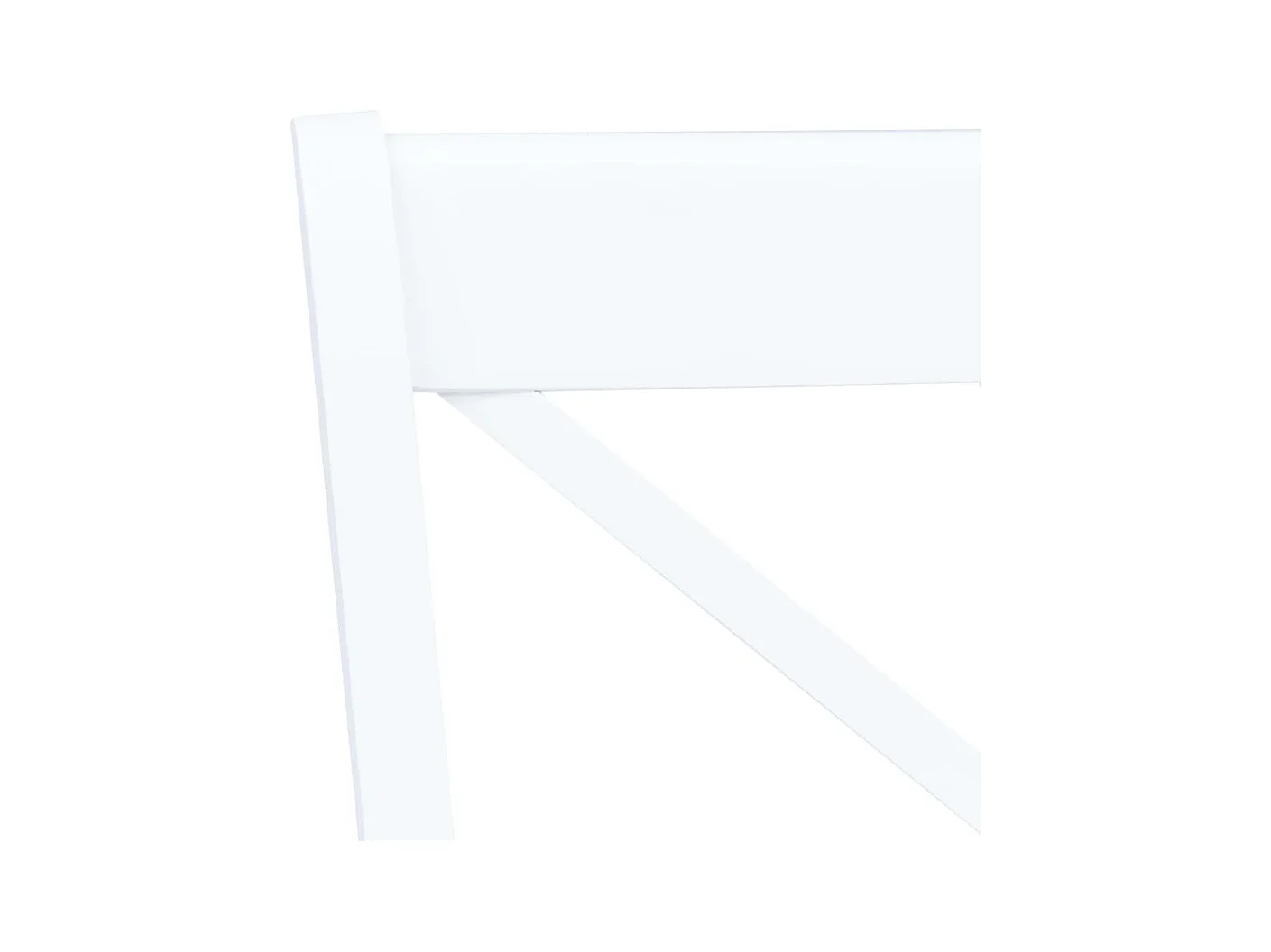 Chaises à manger lot de 2 blanc bois hévéa massif