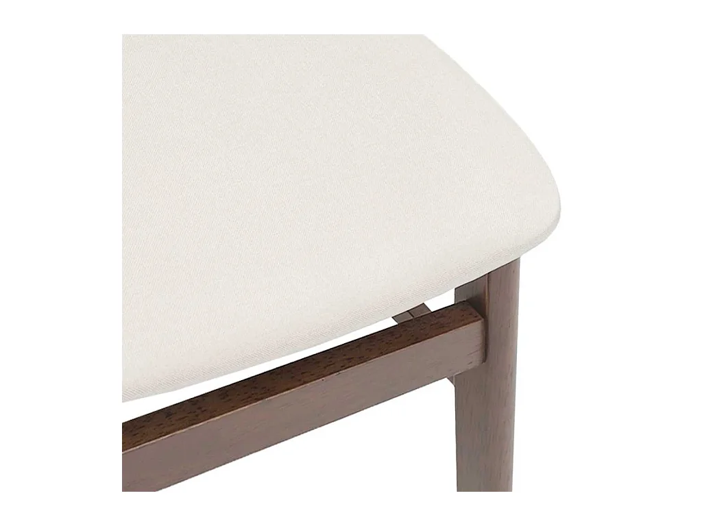 Chaises à manger coussins 2 pcs marron bois massif caoutchouc