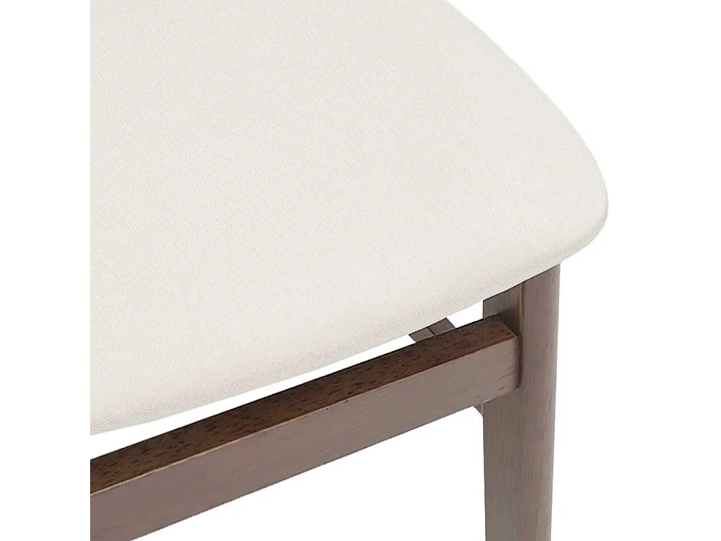 Chaises à manger coussins 2 pcs marron bois massif caoutchouc