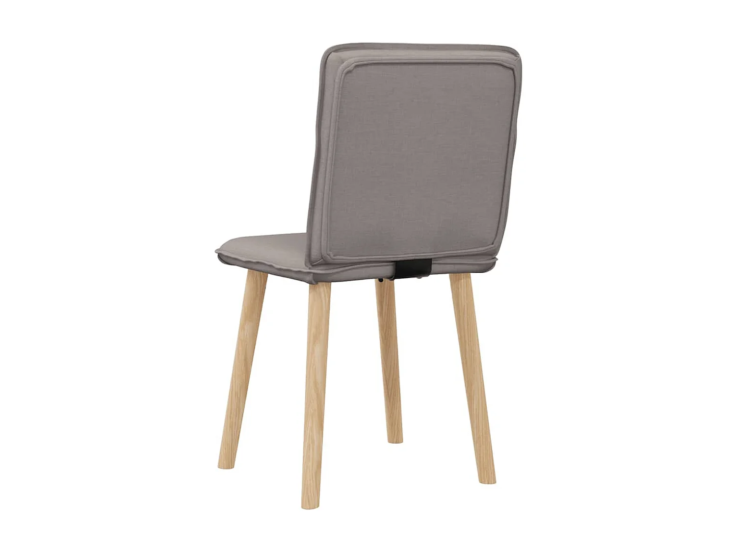 Chaises à manger lot de 2 taupe tissu