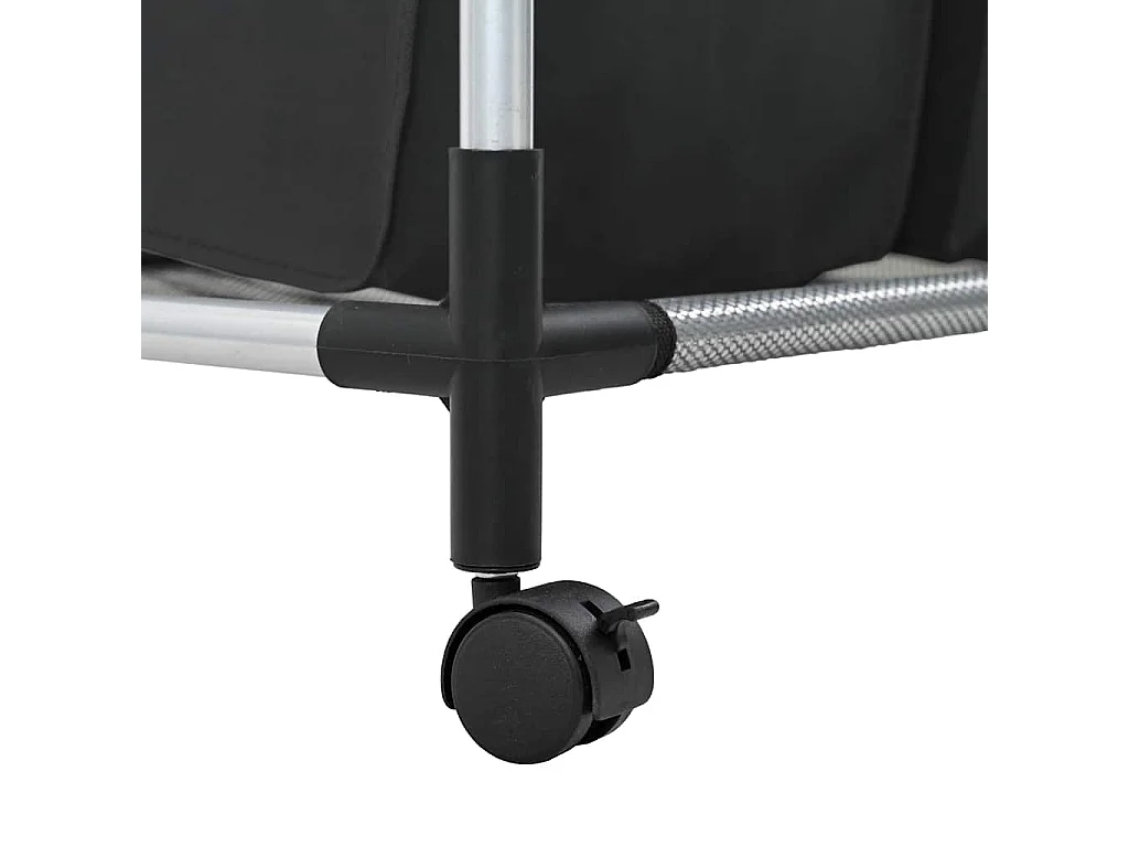 Raccoglitore per biancheria con 4 sacchi grigi