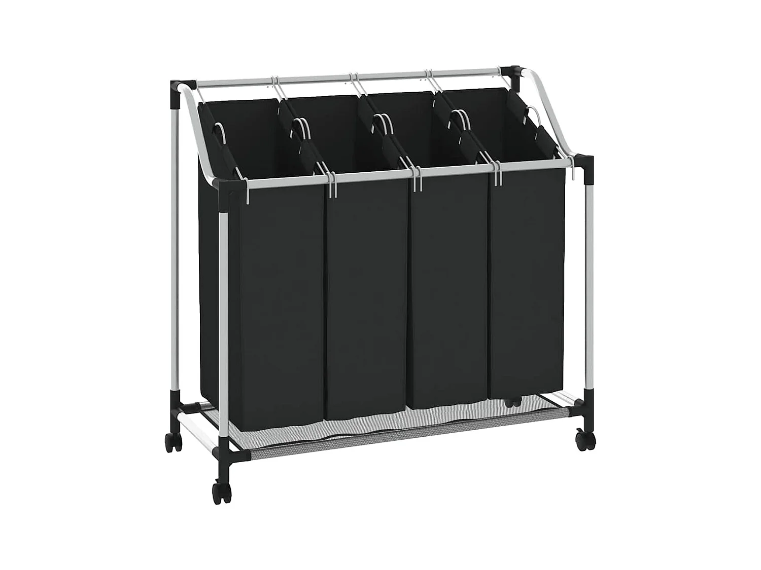 Trieuse à linge avec 4 sacs gris