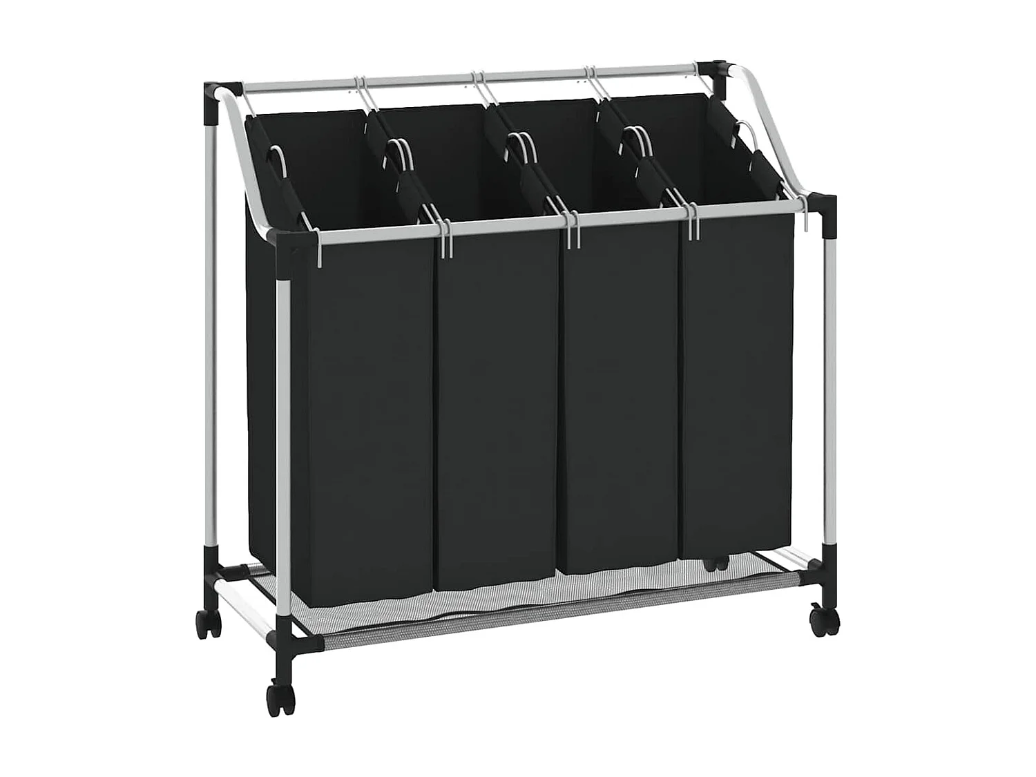 Trieuse à linge avec 4 sacs gris