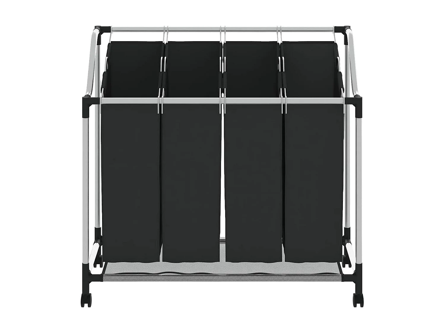 Trieuse à linge avec 4 sacs gris