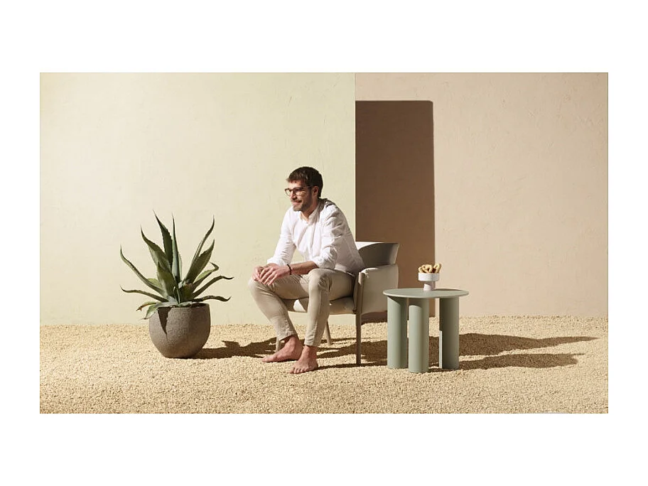 Table d'appoint outdoor indoor HYPPO Ø50 cm, Scab