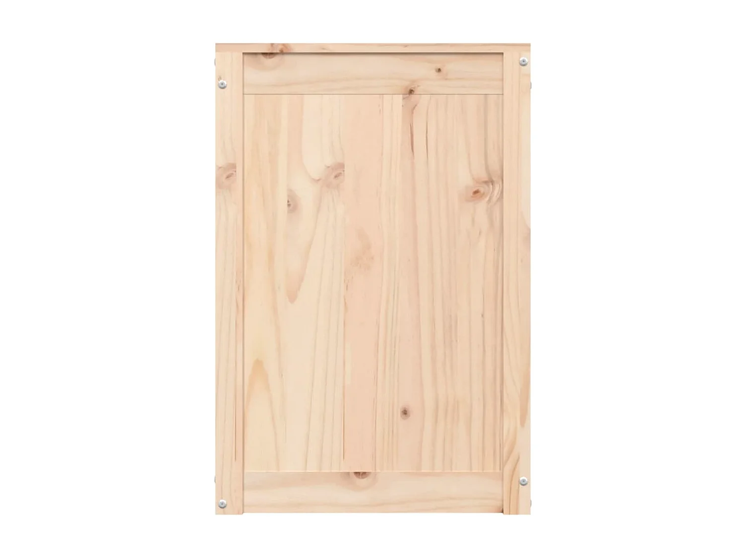 Boîte à linge 44x44x66 cm Bois massif de pin