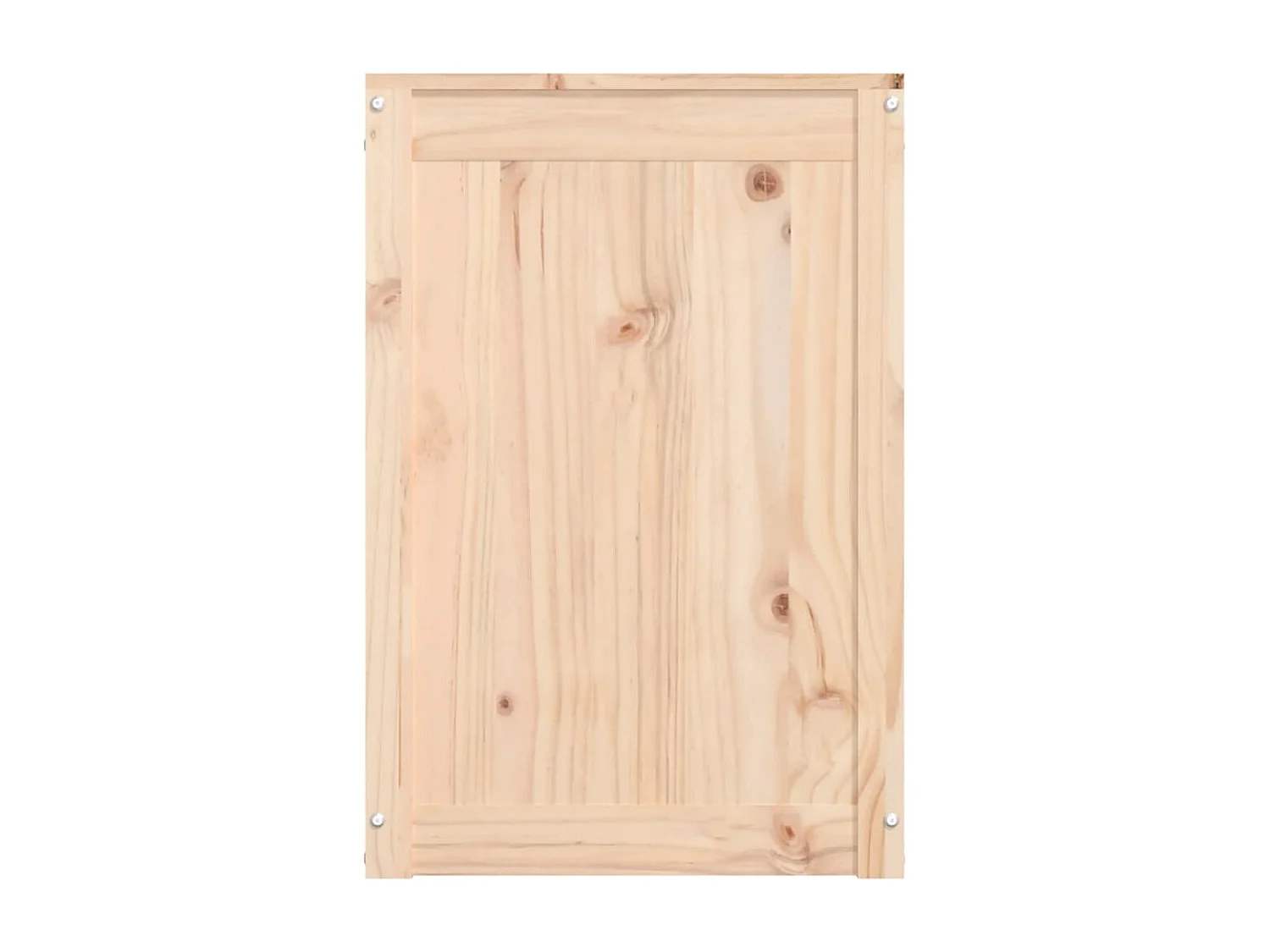 Boîte à linge 44x44x66 cm Bois massif de pin