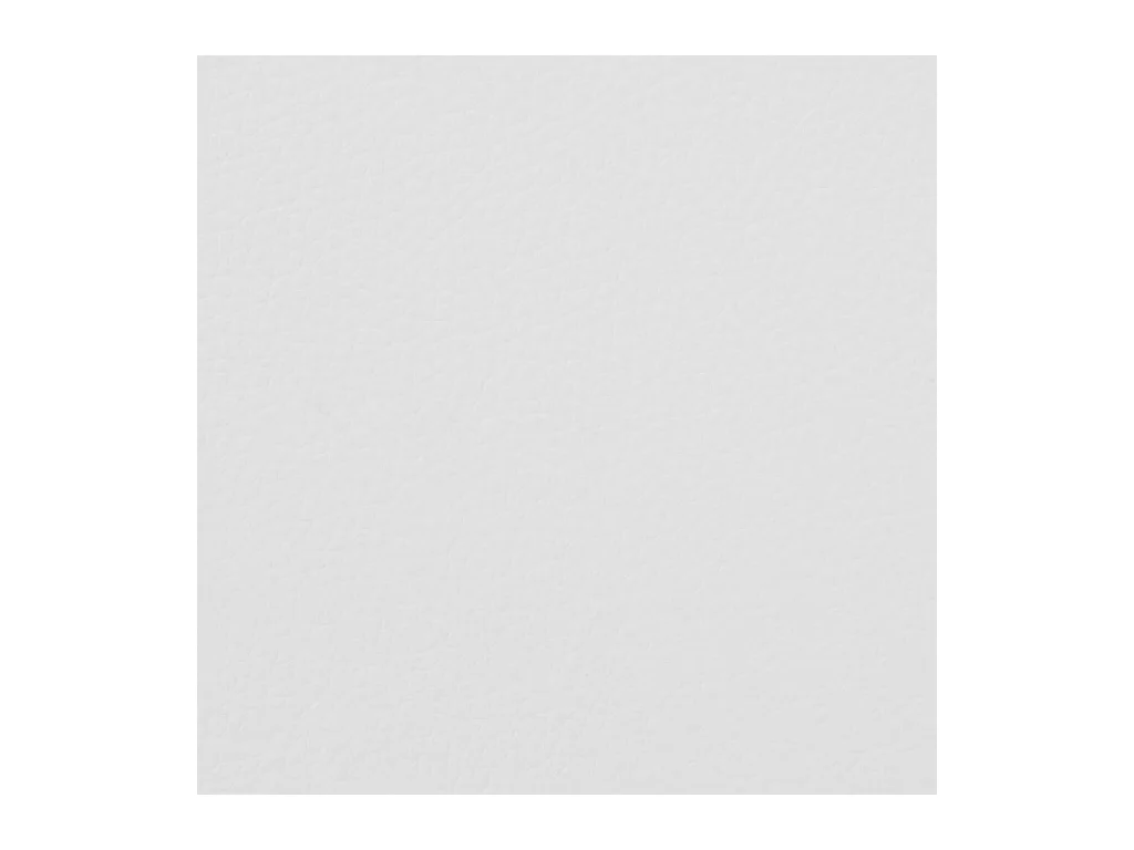 Juego de 2 sillas de comedor de piel sintética blanca