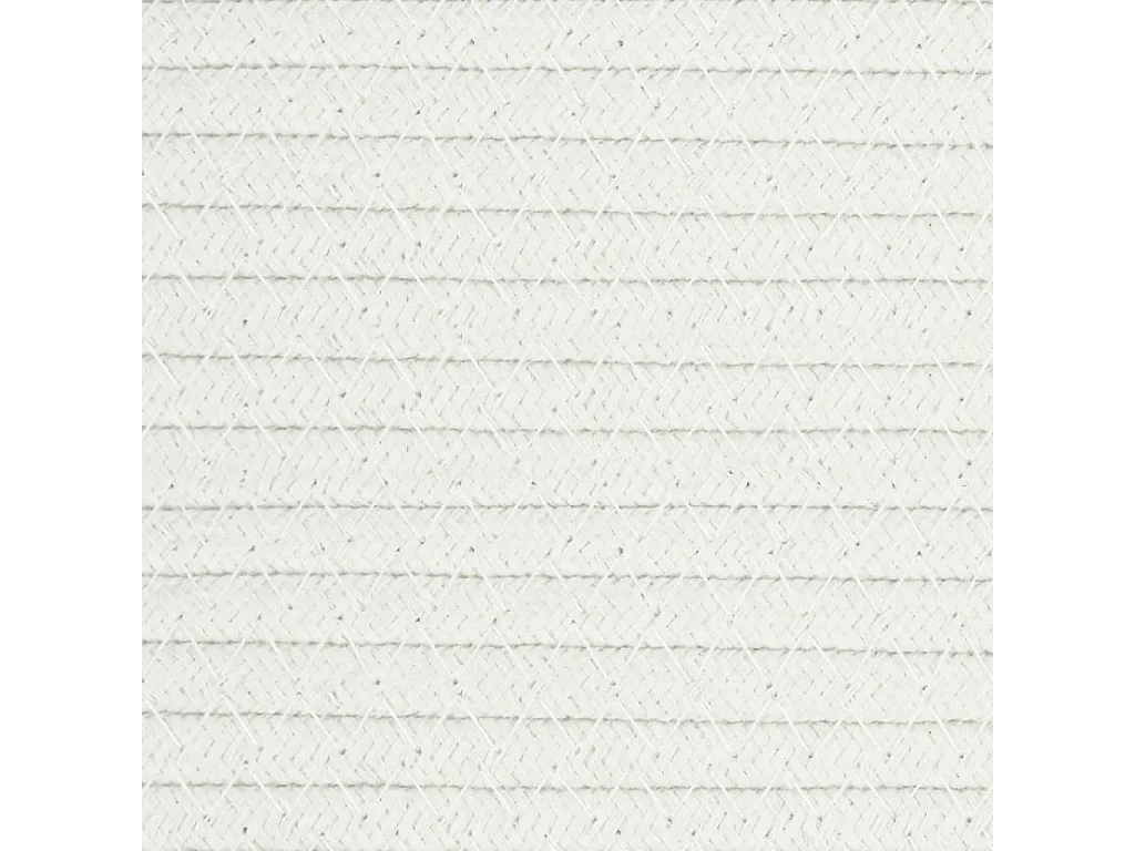 Cesto portabiancheria grigio e bianco Ø60x36 cm cotone