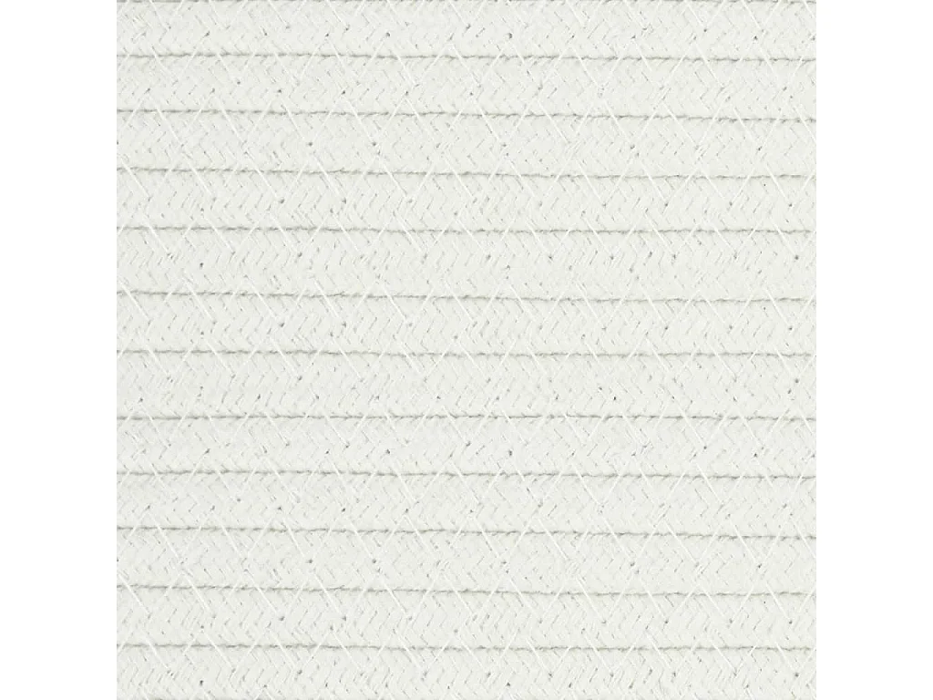 Cesto portabiancheria grigio e bianco Ø60x36 cm cotone