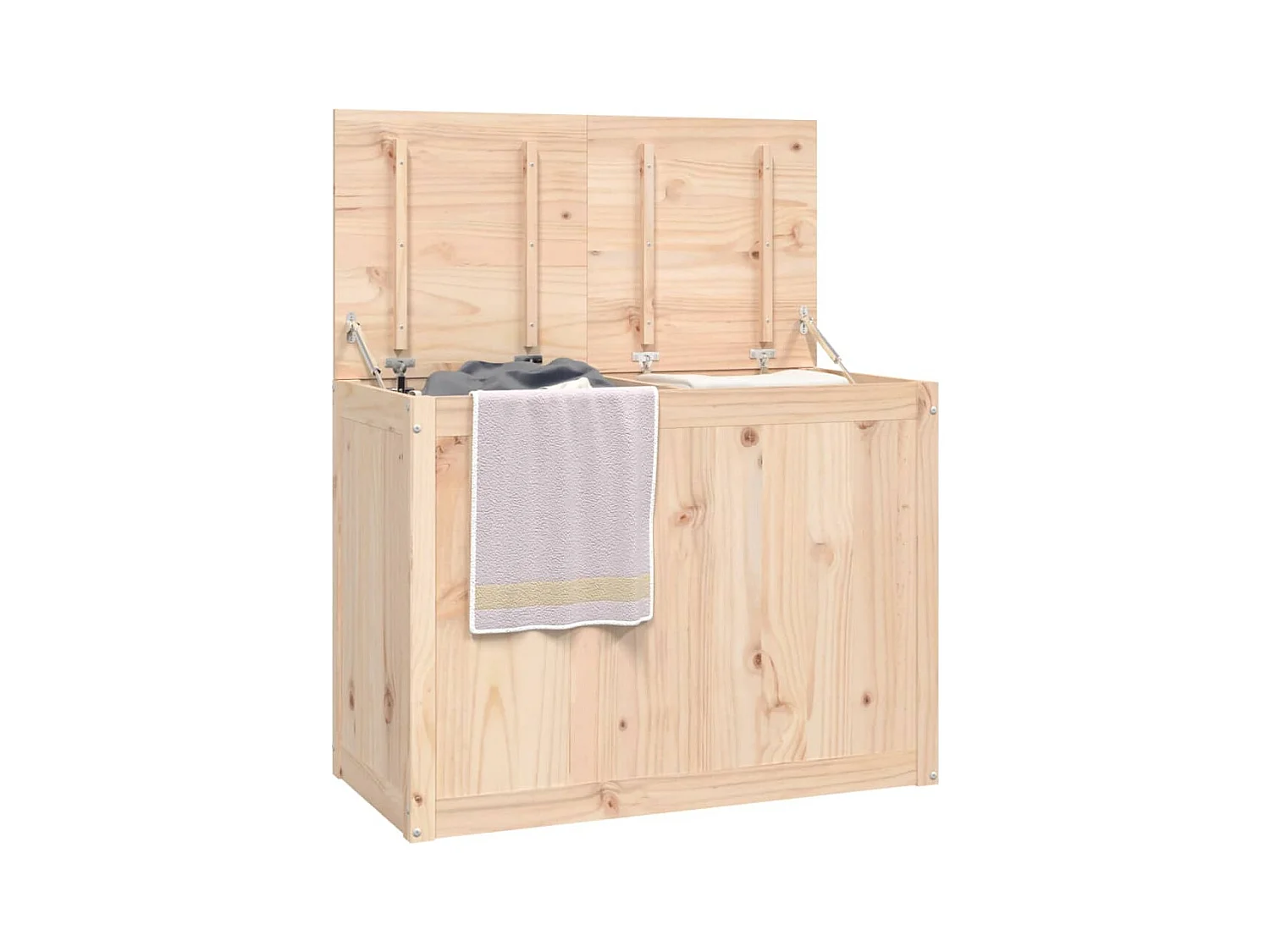 Wasbox 88,5x44x66 cm Massief grenenhout