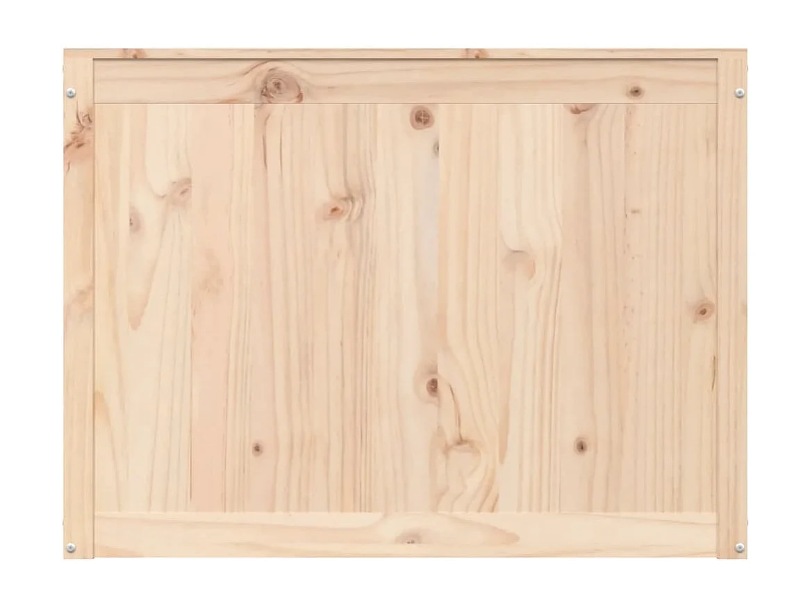 Boîte à linge 88,5x44x66 cm Bois massif de pin