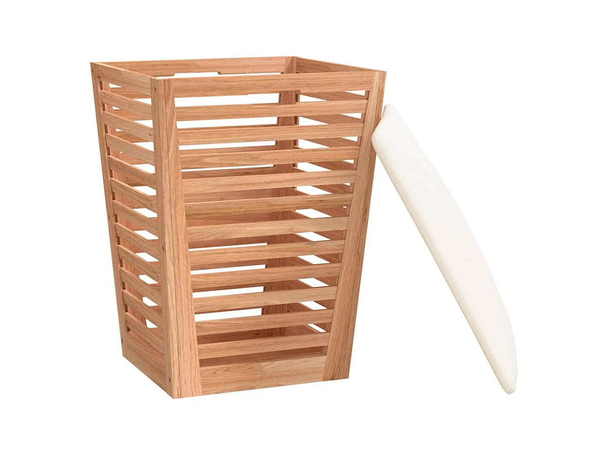 Tabouret de salle de bain 40,5x40,5x56 cm Bois massif de noyer