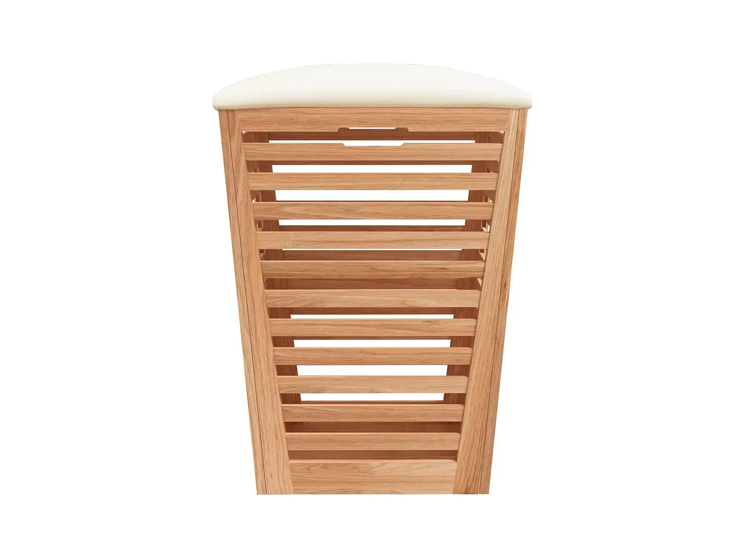 Tabouret de salle de bain 40,5x40,5x56 cm Bois massif de noyer