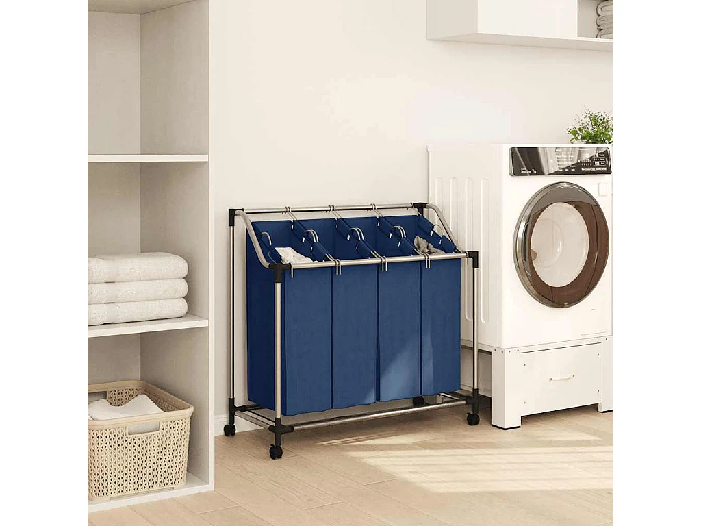 Wassorteerder met 4 zakken Steel Blue