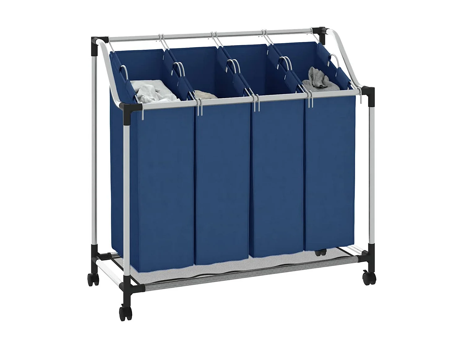 Wassorteerder met 4 zakken Steel Blue