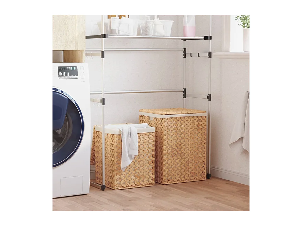 Paniers à linge 2 pcs hyacinthe d'eau