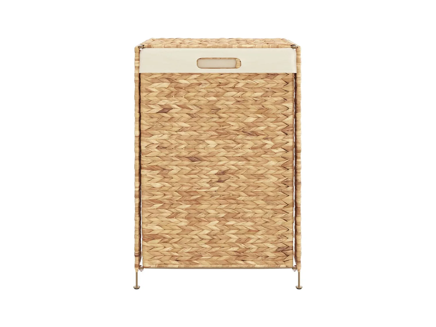 Panier à linge 44x34x64 cm hyacinthe d'eau