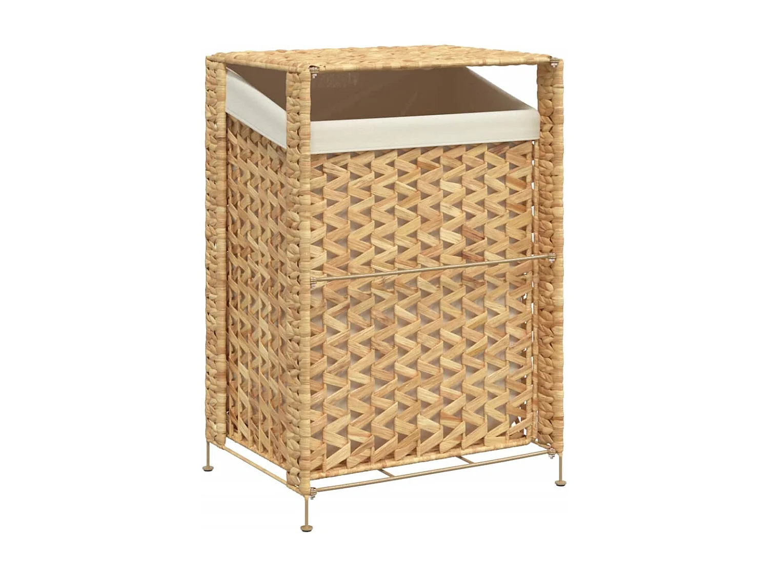 Panier à linge 44x34x64 cm hyacinthe d'eau