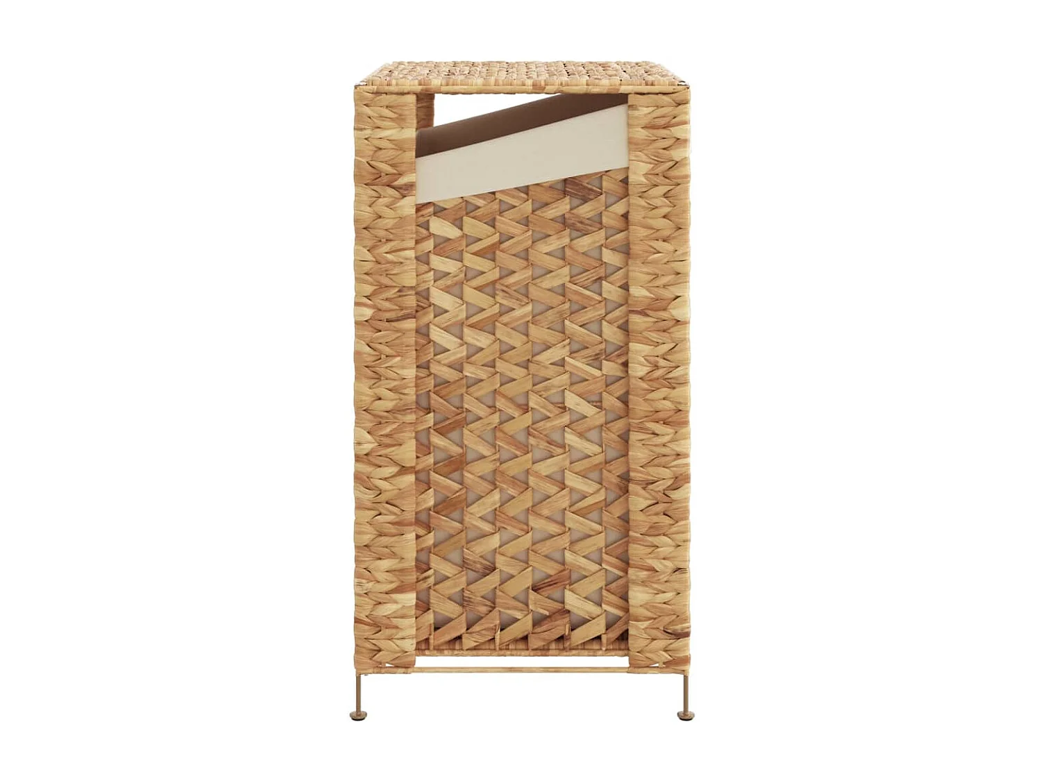 Panier à linge 44x34x64 cm hyacinthe d'eau