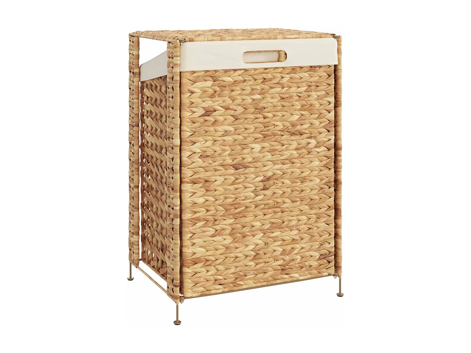 Panier à linge 44x34x64 cm hyacinthe d'eau