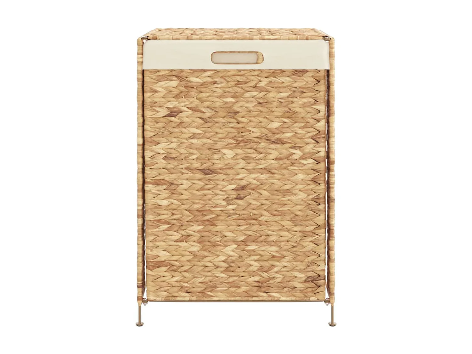 Panier à linge 44x34x64 cm hyacinthe d'eau